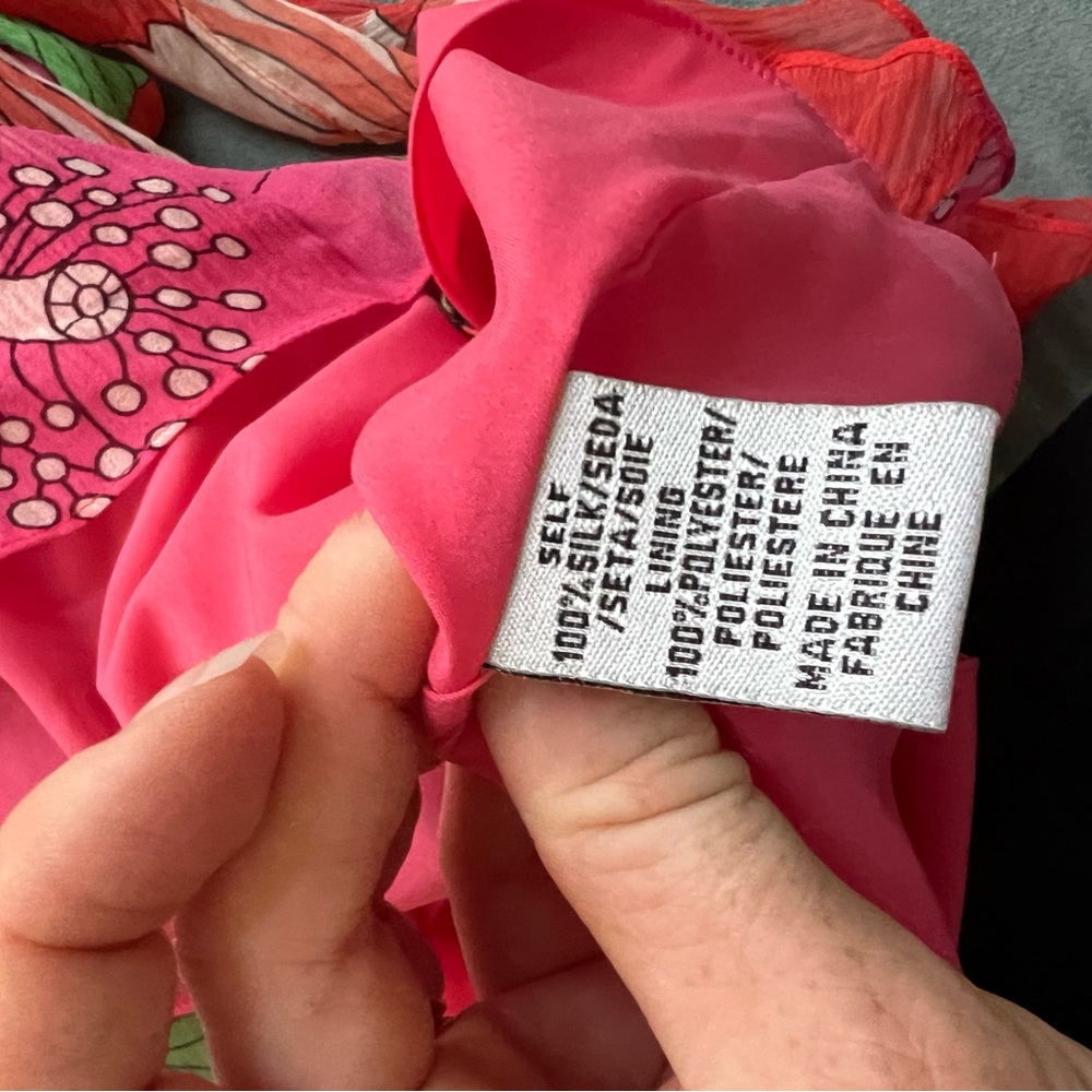 Tibi Pink and Red Floral Dress - Picture 16 of 16